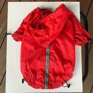 Puppia Red Base Jumper Dog Raincoat sz XXL